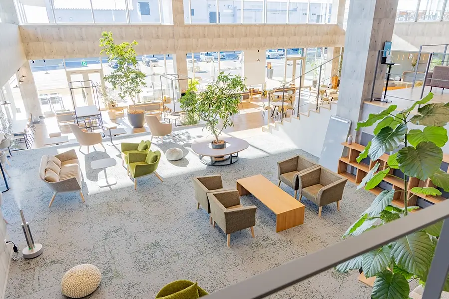 自然の心地よさを感じる、バイオフィリックデザイン